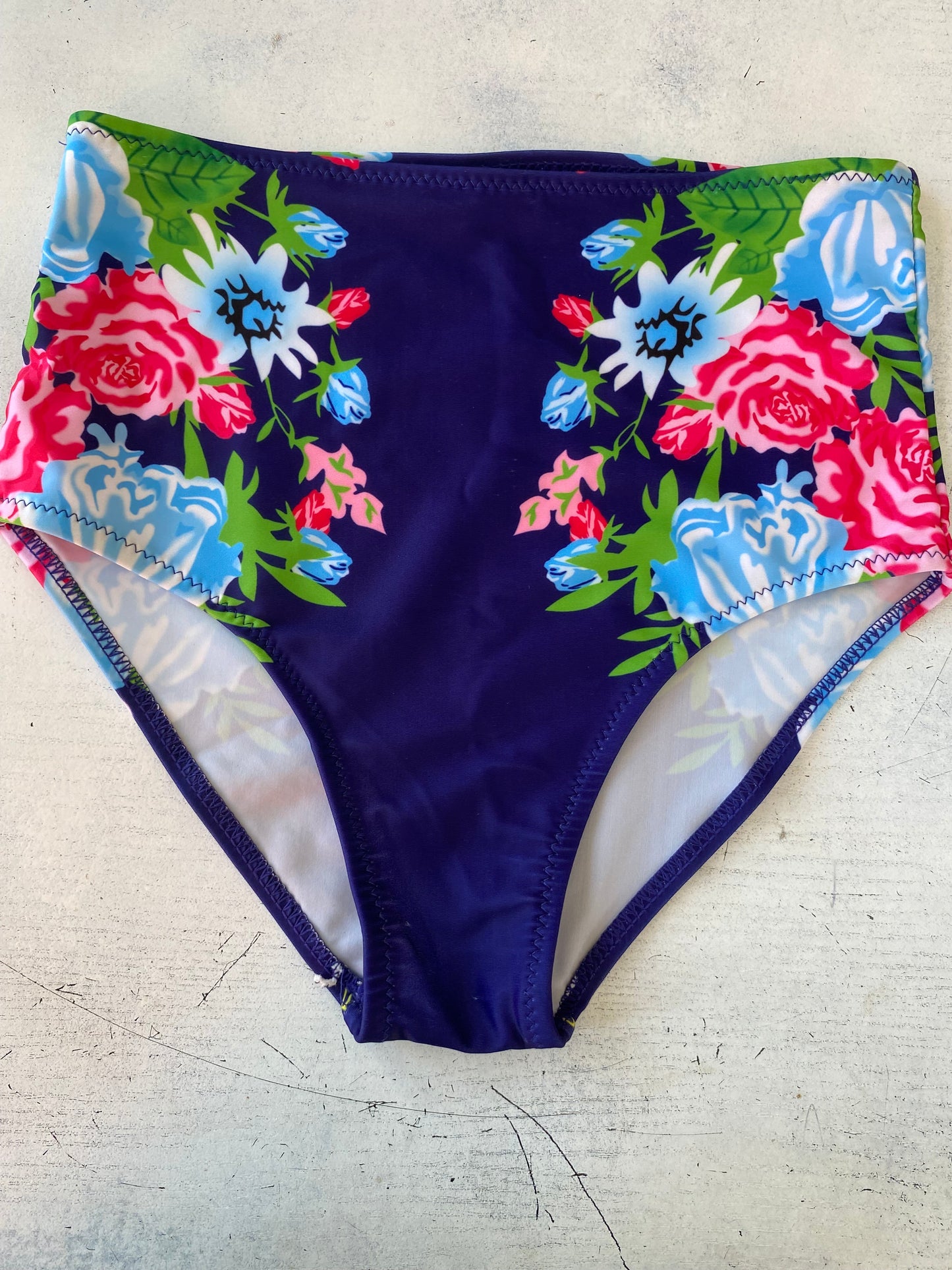 Strapless Rose Bikini Bottoms