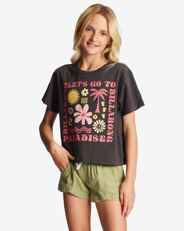 Billabong Lets Go To Paradise Tee Girls