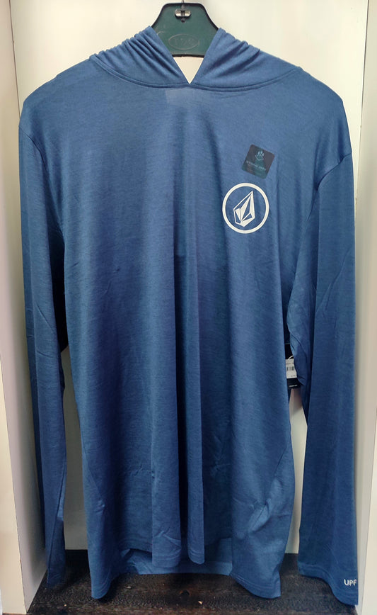 Volcom Hodad LS Hooded Dark Blue