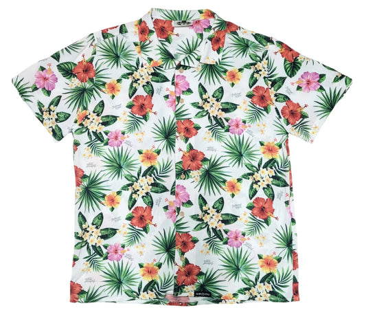 Island Style Hibiscus Palm Shirt