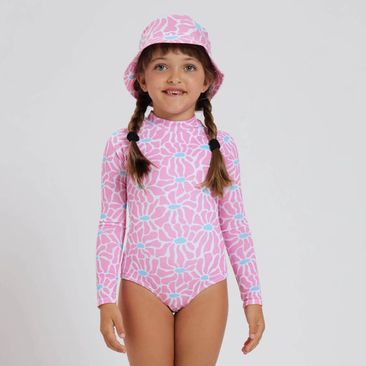 BriteReef Girls LS Flowers Costume