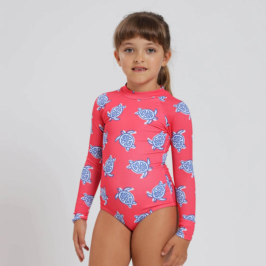 BriteReef Girls Longsleeve Turtles Costume