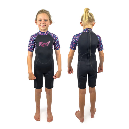 Reef Kids 2mm Spring SS Wetsuit Purple
