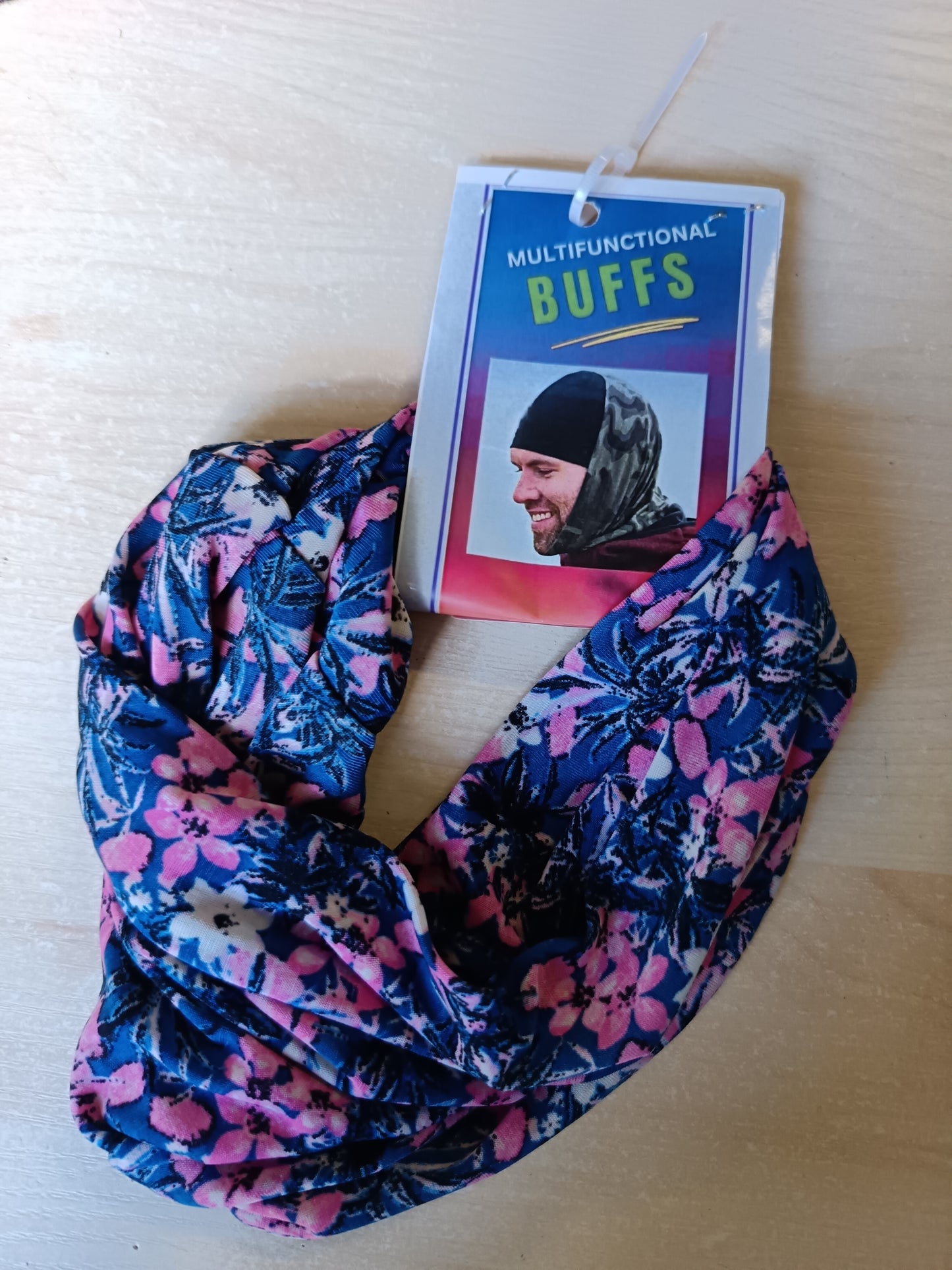 VV Buff - Floral Blue Pink