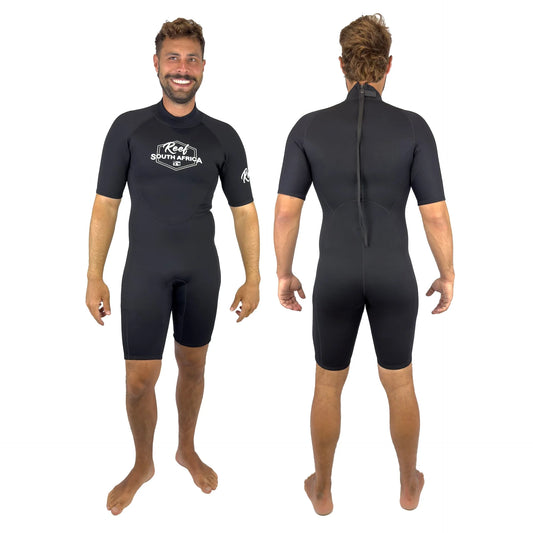 Reef Mens 2mm SS Wetsuit - Black