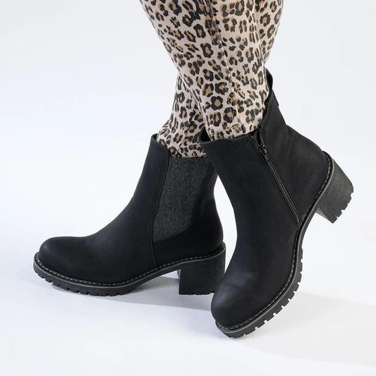 Hush Puppies Soft Jimi Contrast Black