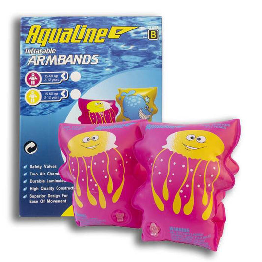 Aqualine Character Armbands 15-60kgs 2-12yrs