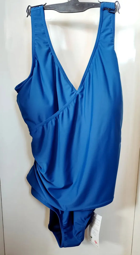 Ruched Cross Over One Piece