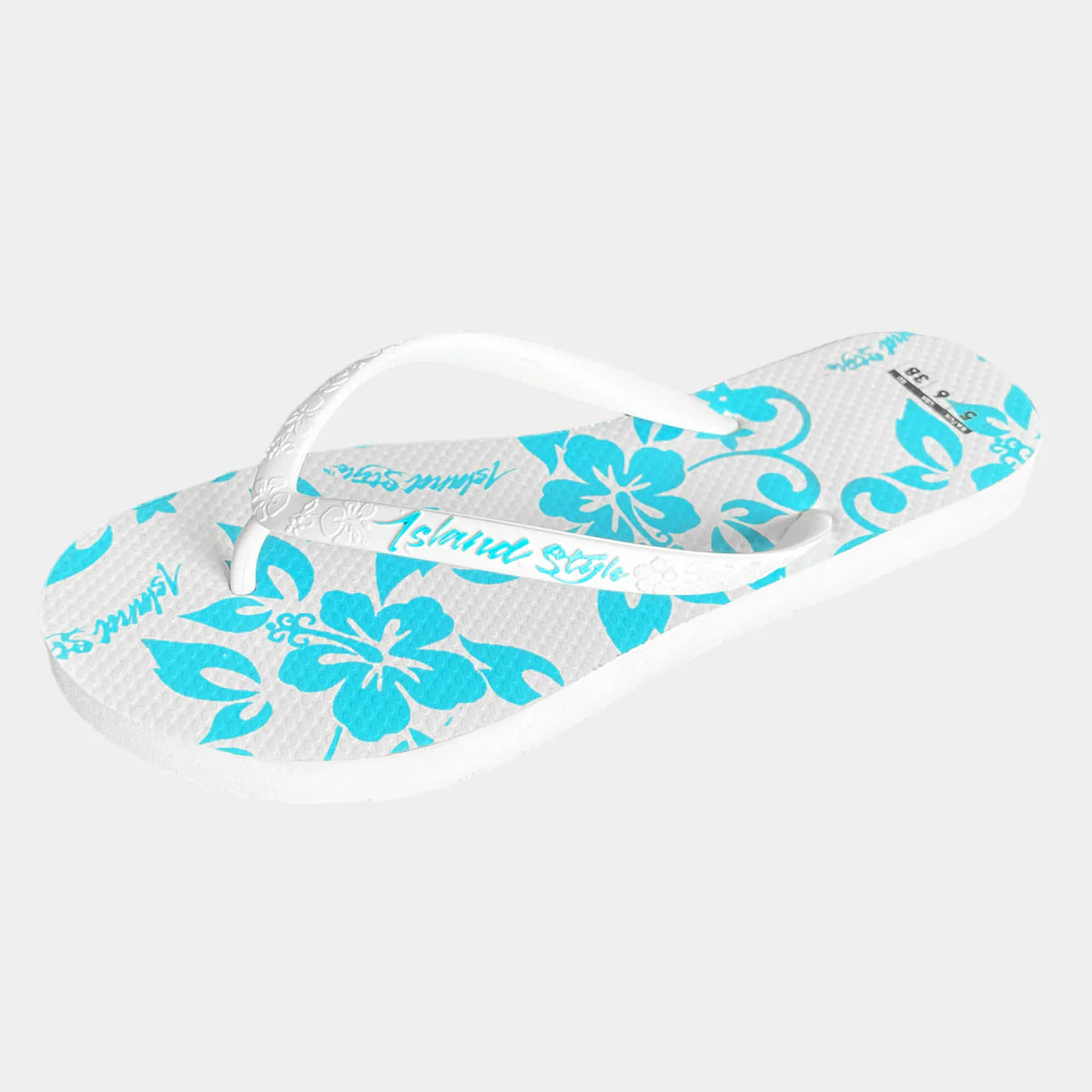 Island Style Girls Blue Hibiscus